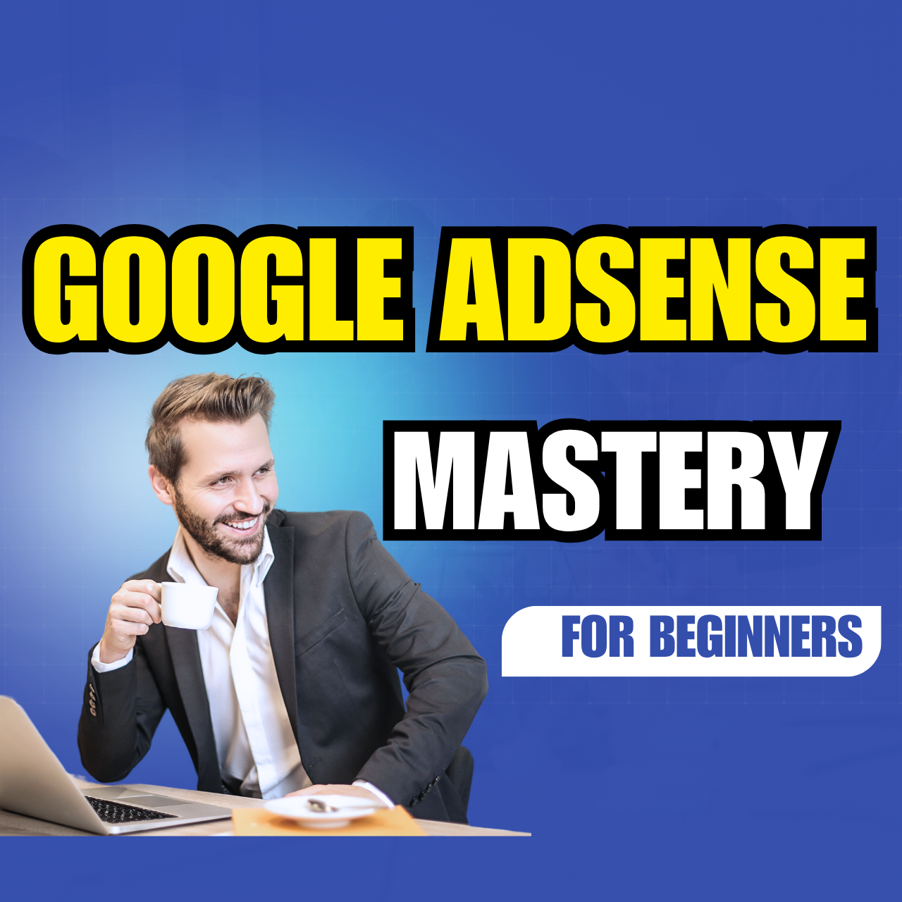 Yellow and Blue Simple Digital Marketing for Beginners YouTube Thumbnail (1280 x 1280 px) (2)